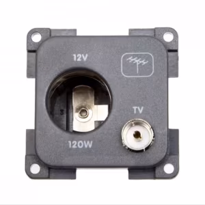 12v & tv socket